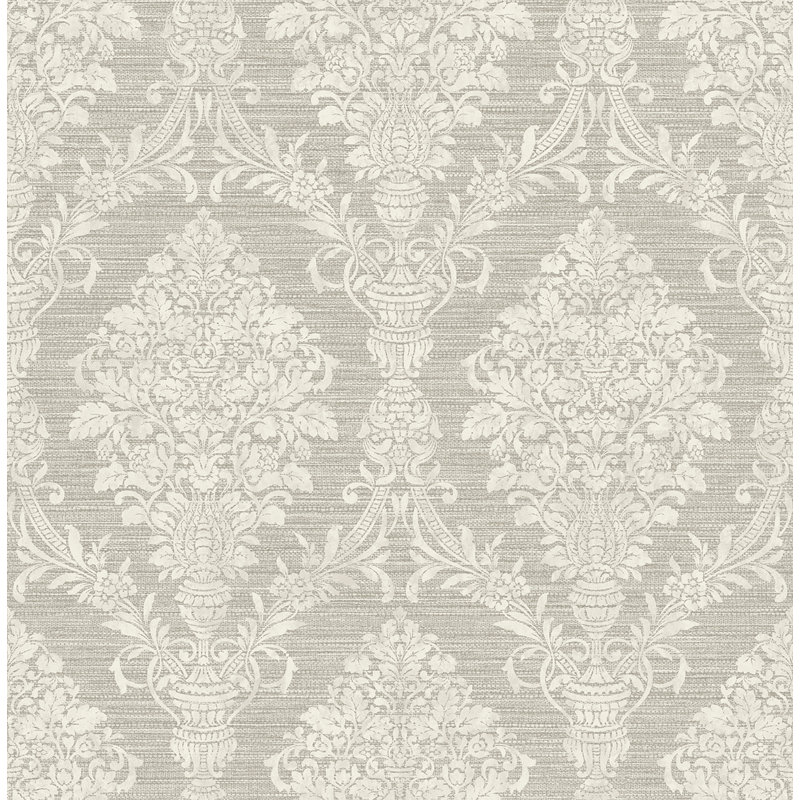 Damask Cameo, Grey