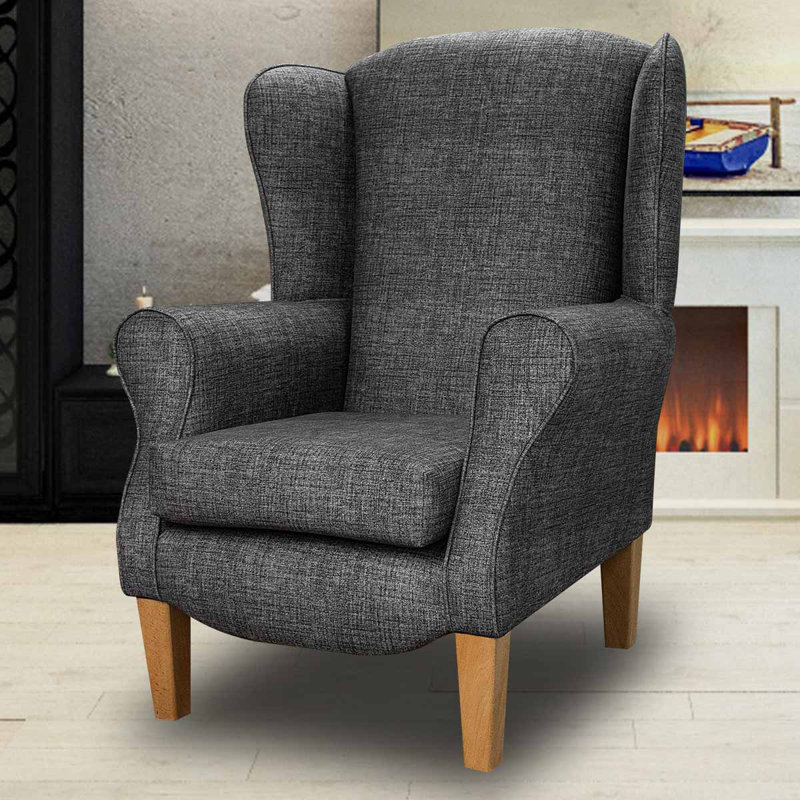 81cm Wide Tufted Wingback Chair