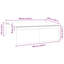 Brayden Studio 350cm W x 200cm D Fabric Cover Retractable Door / Window Awning-1871095671
