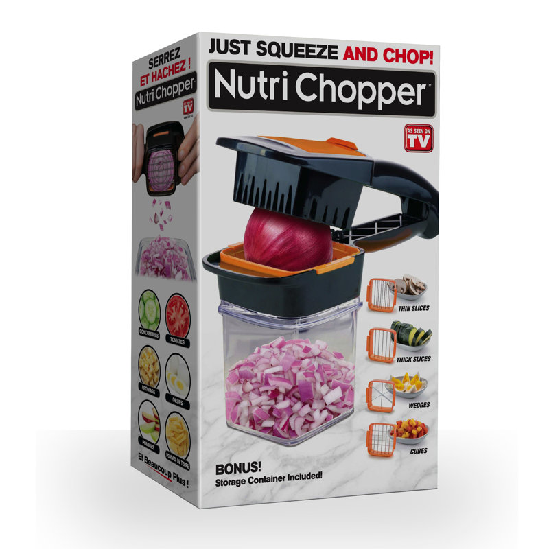 AsSeenOnTv Nutri Chopper 5 in 1 Handheld Kitchen Slicer