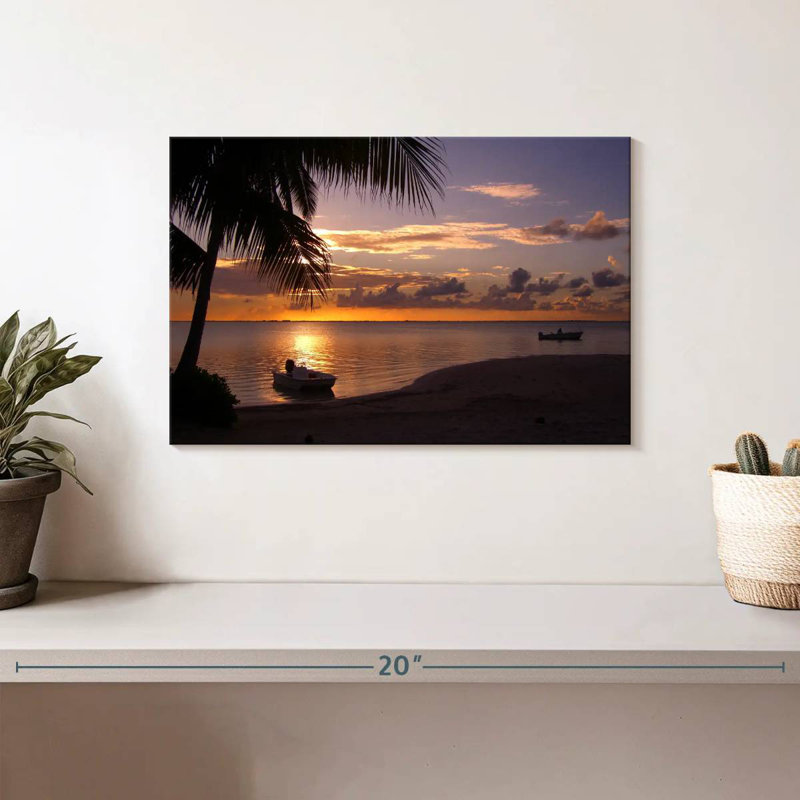 Gillard Evening At Cayman Island, 8" H x 12" W