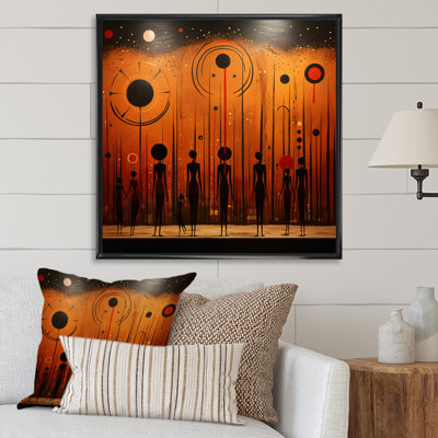 Tribus d'Afrique, Traditions anciennes I sur toile