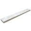 1" x 8" Authentic SeaShell Tile Decorative Liner in White Pearl Natural