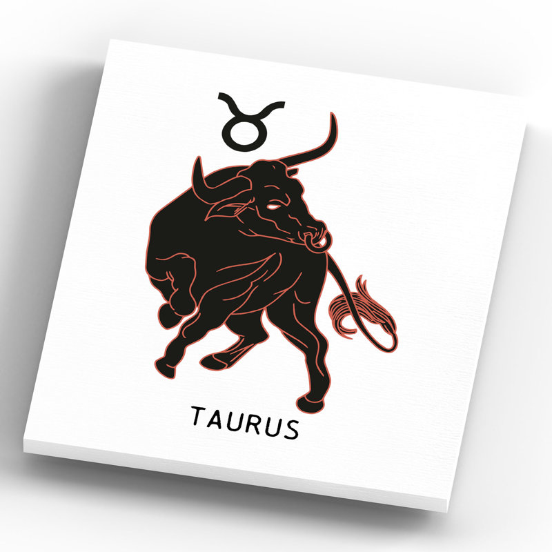 Kana Zodiac Taurus - Print on Wood