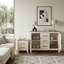 Limestone Bedside Table With Sideboard Storage Set
