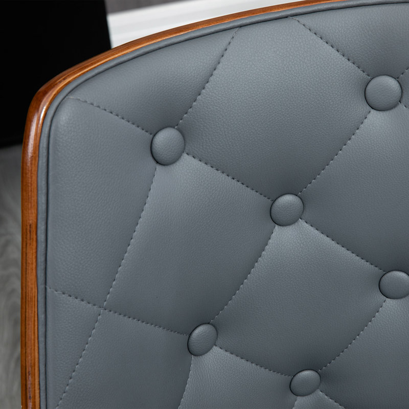 Chaise d'appoint Homcom en gris