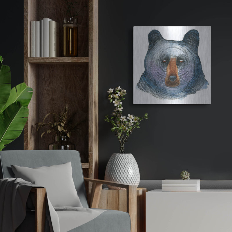 «Black Bear» par Jeannine Saylor, H 24 po x l 24 po