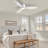 Jamarreon 42''/52'' Flush Mount Dimmable Ceiling Fan with LED Lights and Remote Control-1566889514