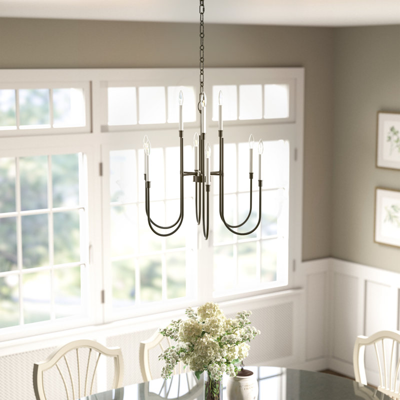 Lustre classique à 9 lumières de style bougie Anelys