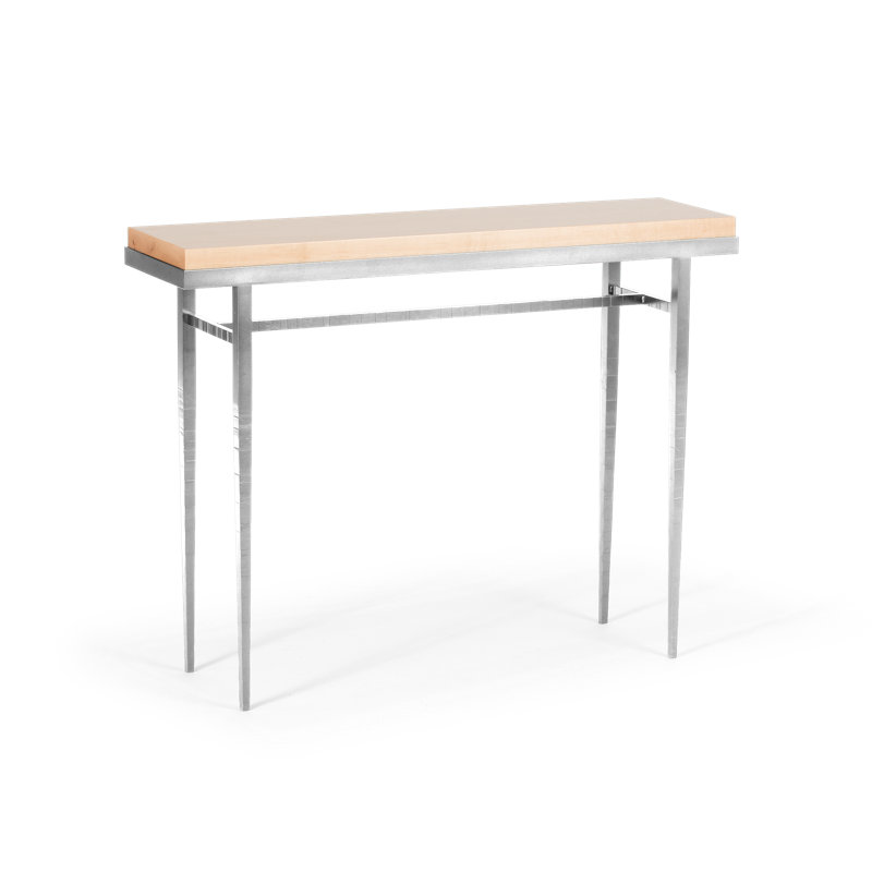 Wick Console Table, Sterling, 32" H x 42" W x 11.5" D, Natural