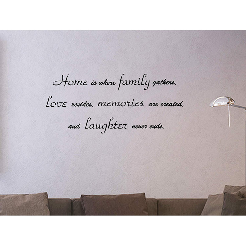 Text & Numbers Wall Decal, 19" x 44"