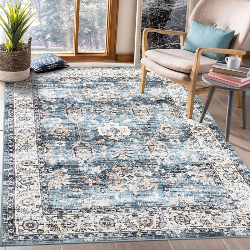 Tapis vert avec envers antidérapant Verdella, Rectangle 4 pi x 6 pi