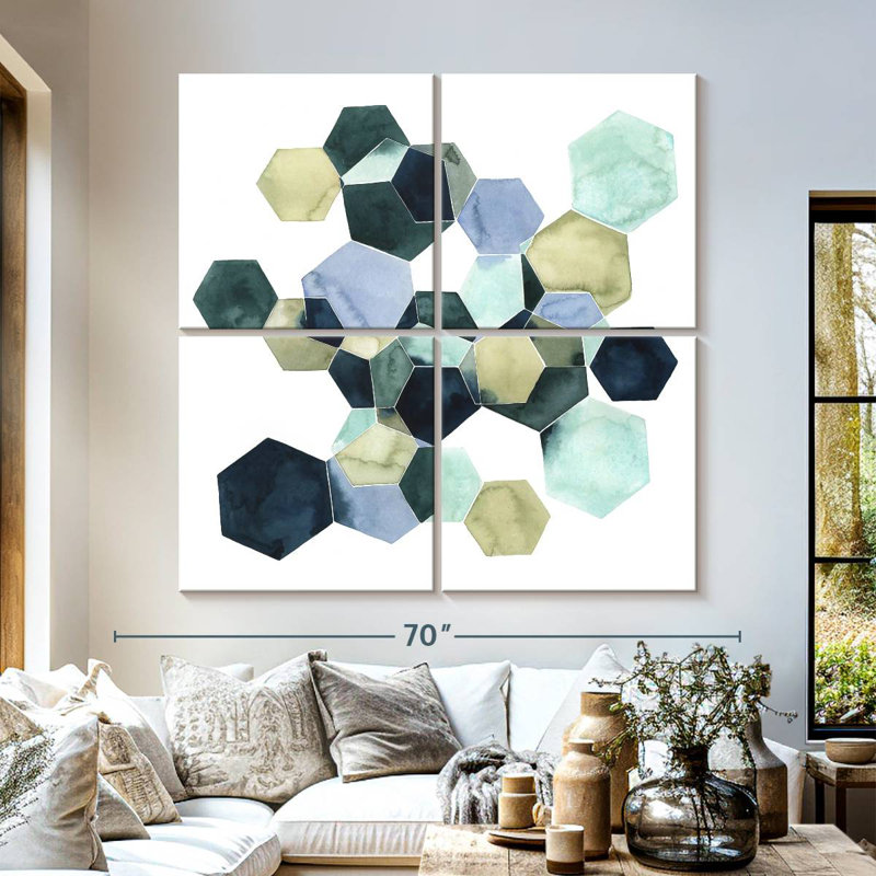 Crystallize I, 57" H x 57" W
