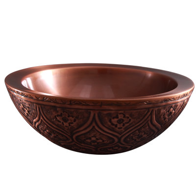 Lavabo de salle de bain vasque circulaire Addie 