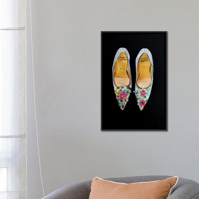 "Bejeweled Christian Louboutin" par Rongrong DeVoe, impression sur toile