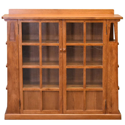 Bibliothèque standard en bois massif H 48 "x l 51" Scott
