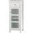 Jaeden Freestanding Floor Accent Storage Cabinet with Drawer, Textured Glass Door and Adjustable Shelf