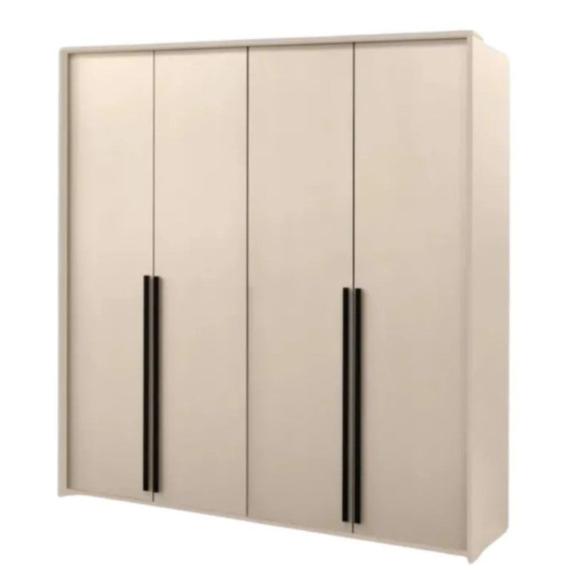 Bonis Manufactured Wood Wardrobe, Beige