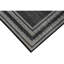Hand Knotted Geometric Area Rug in Black/White