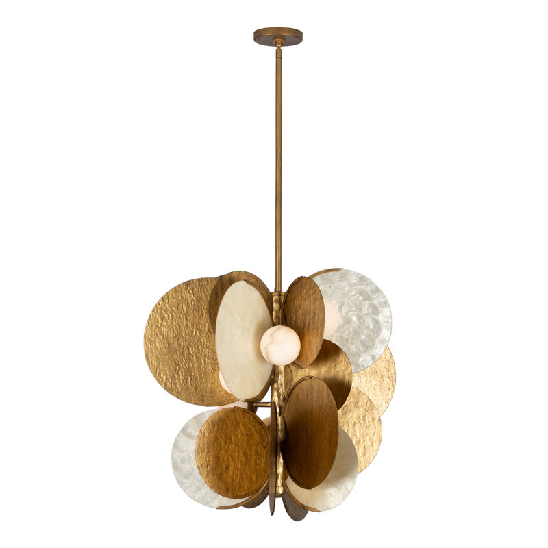 Cirque 1 LT Rustic Gold Pendant Kalco