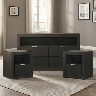 Hildebran 3-Piece Nightstand And Dresser