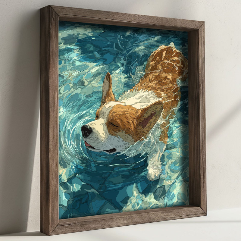 Peinture décorative en panneau de fibres à densité moyenne, H 27,56 po x l 27,56 po