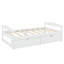 Lit plateforme simple équipé de deux tiroirs de rangement-419419332