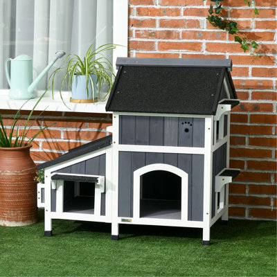 Maison pour chat Pawhut