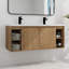Meuble-lavabo mural 48 po avec double lavabo