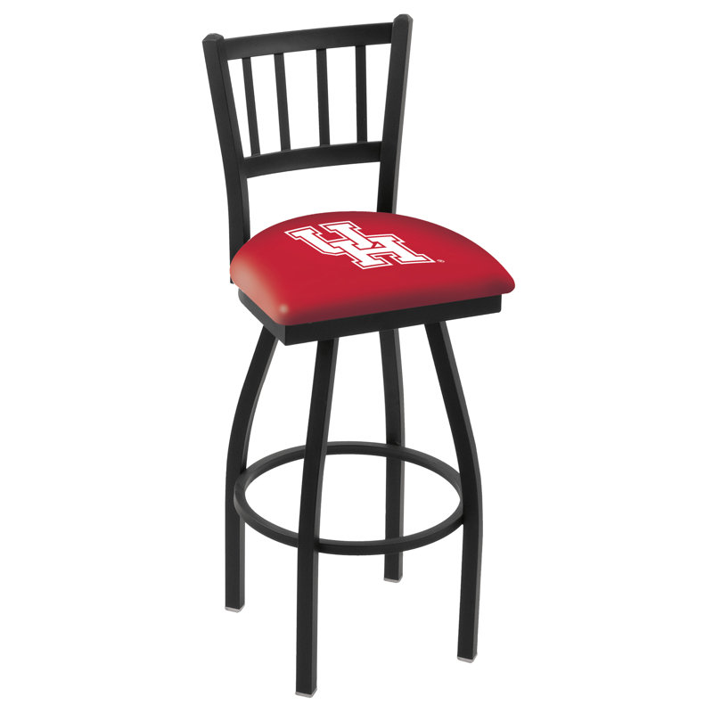 Tabouret de comptoir pivotant de 25 po NCAA, Houston Cougars, 25 po de hauteur