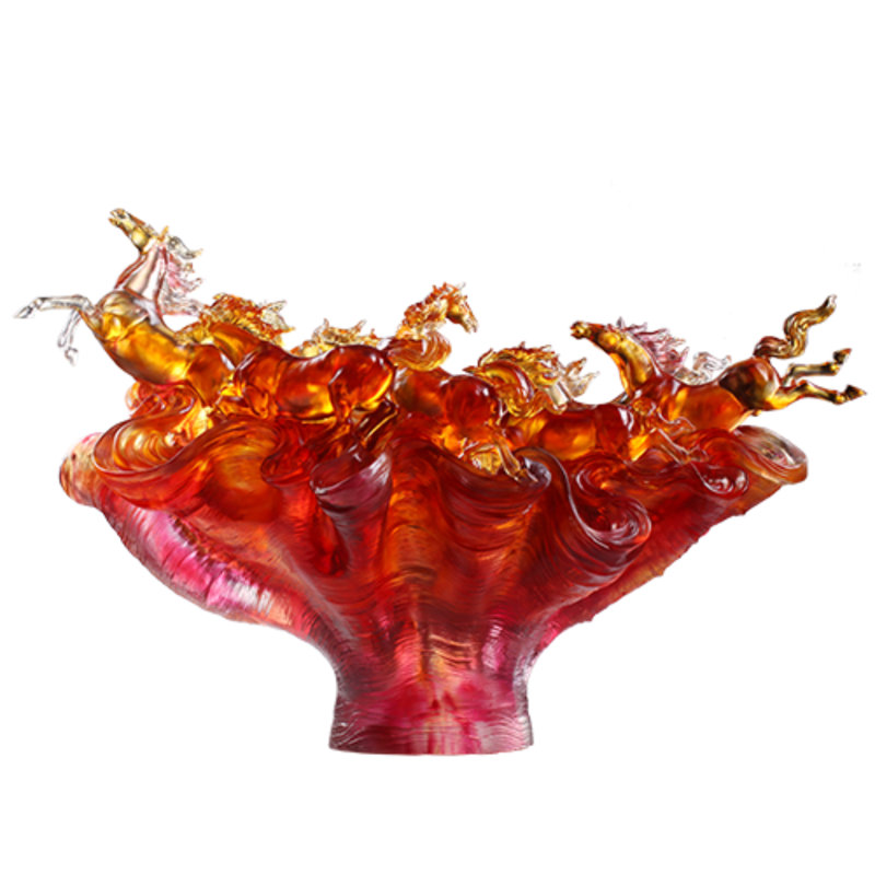 Sculpture en cristal, cheval | Blaze