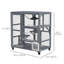 Cage pour chat Emley, bois