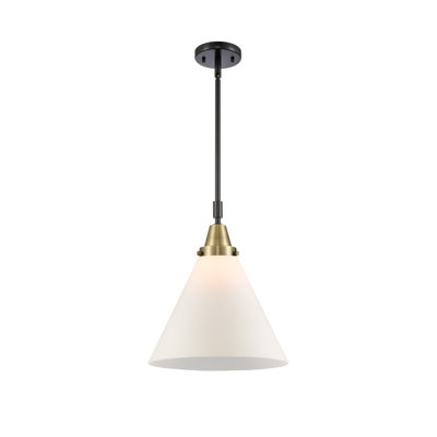Luminaire suspendu conique 1 lumière Ashwath