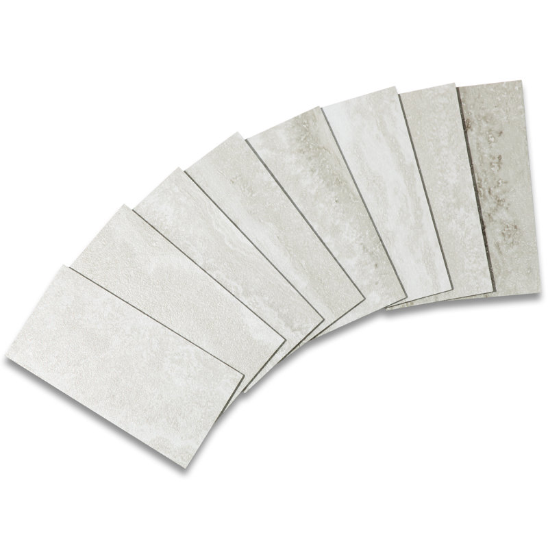 3'' W x 6'' L 3D PVC Composite Peel and Stick Backsplash Tile, Metal Composite
