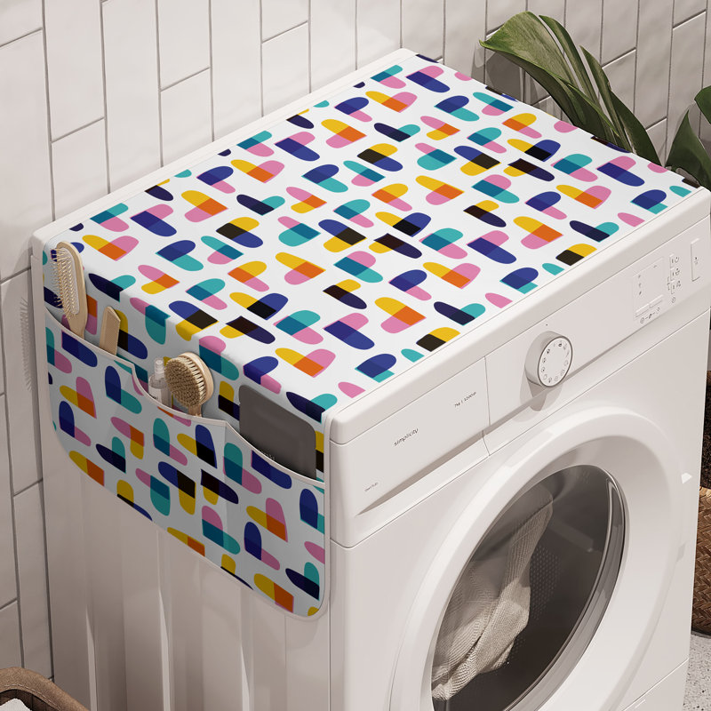 East Urban Home Colorful Washing Machine Organizer Pack Of 2 47" X 18.5"