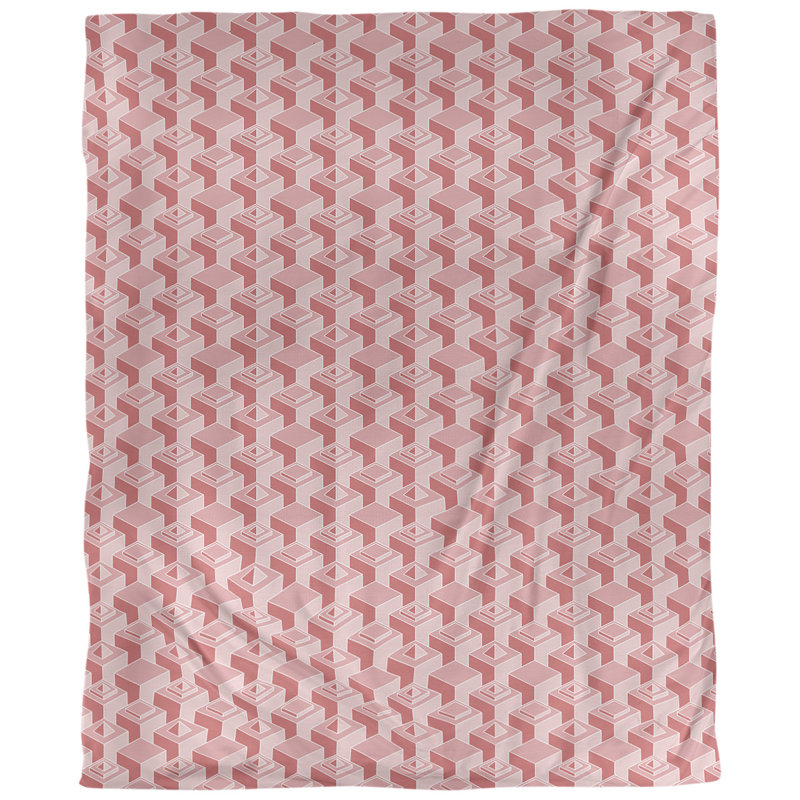Tissu skyscrapers, Rouge, L 58 po x l 36 po, Faux lin