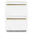 White Matte/Gold