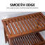 Banc de douche en bambou avec tablette de rangement-1594284423