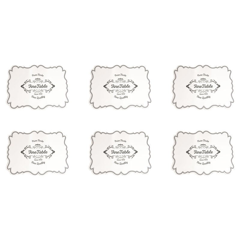 Fine Quality No Pattern Rectangle Placemat