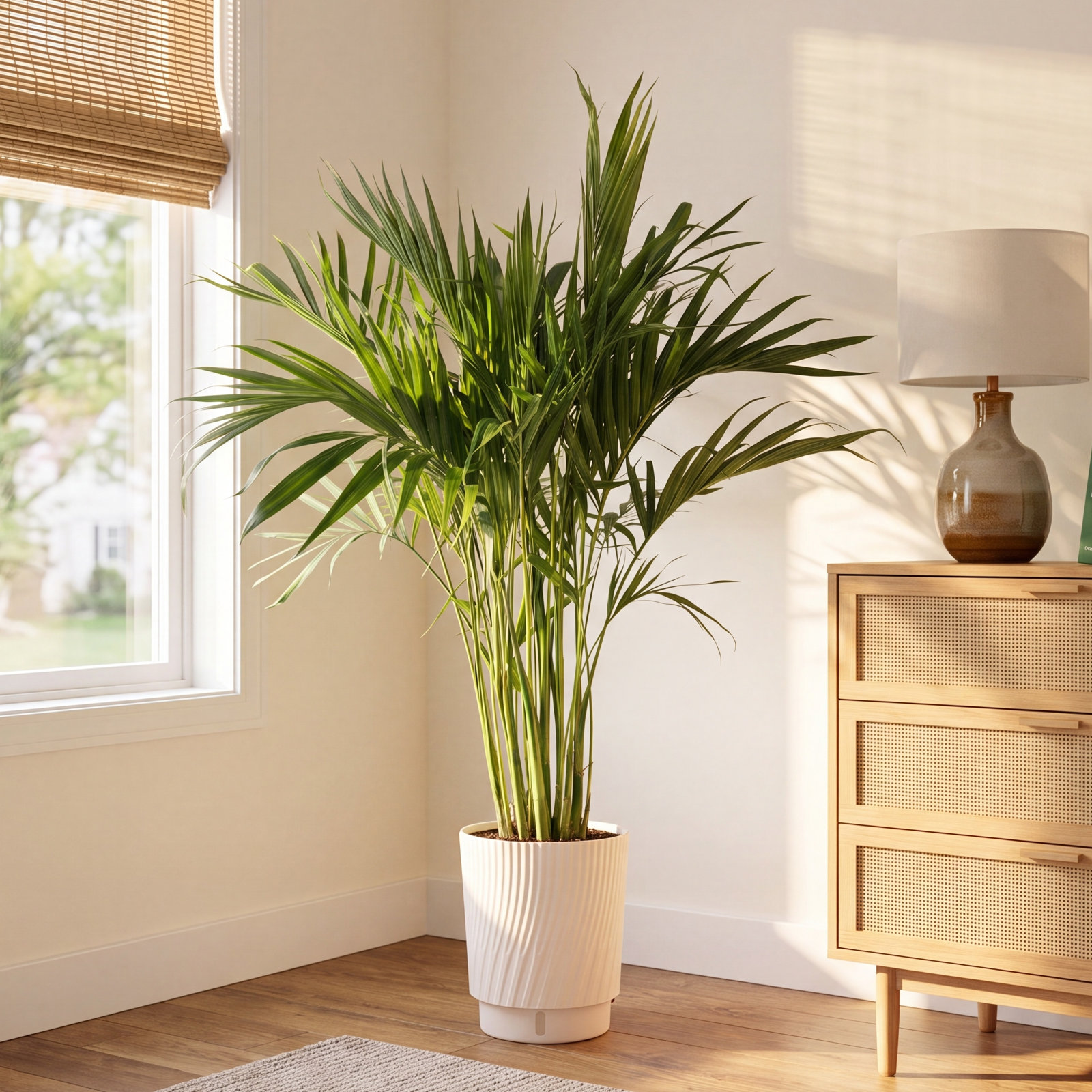 Costa Farms Cat Palm Plant, Cream