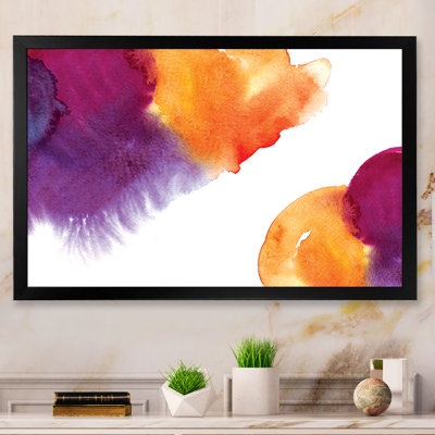 Bright Coloured Watercolor Ii - Modern & Contemporary Canvas Artwork