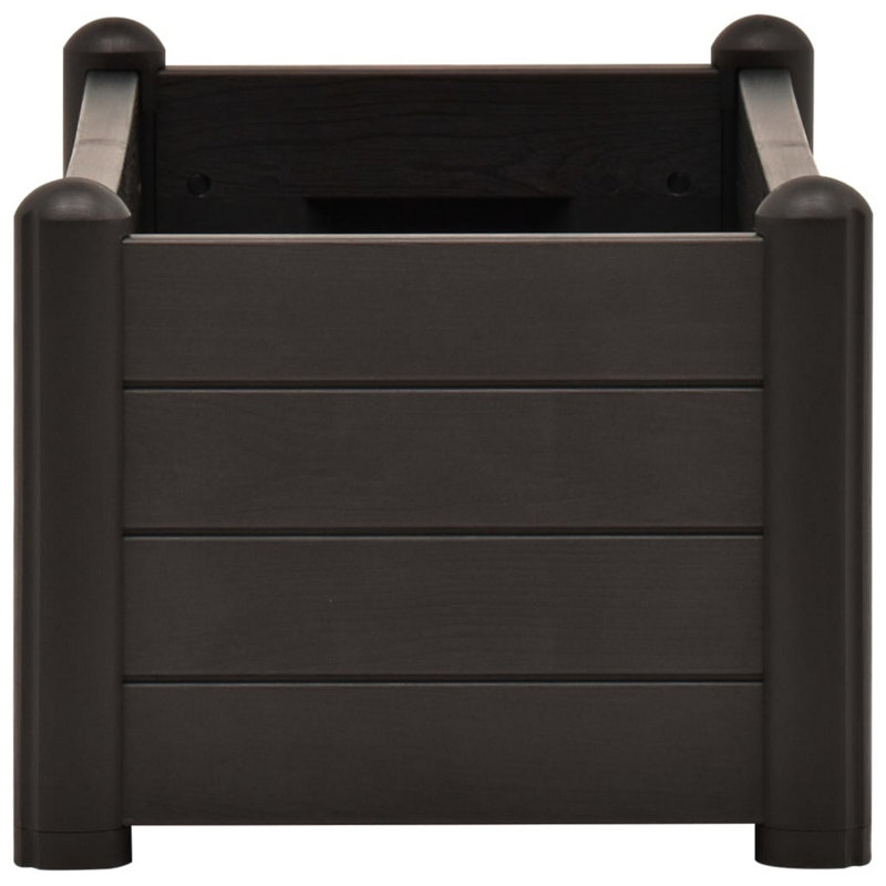 Pot à fleurs surélevé pour jardin, Anthracite