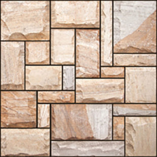 30.5cm W x 30.5cm L PVC Peel and Stick Field Tile (Set of 20)