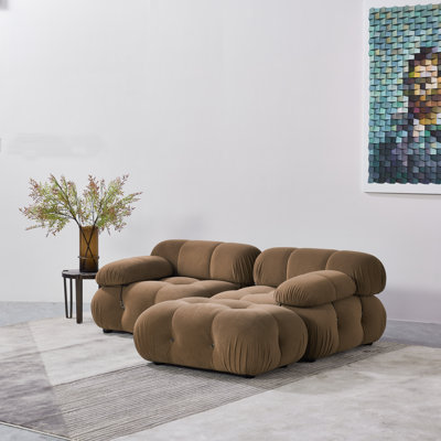 Upholstered L-Shaped Sectional Reversible