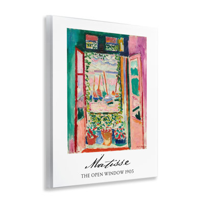 The Open Window Matisse Wall Plaque, design by Vintage Hustle