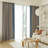 Liliana Velvet Geometric Room Darkening Thermal Pinch Pleat Curtain Panels-70619086-84726141
