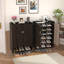 Rangement à chaussures moderne avec tablettes réglables-321229781