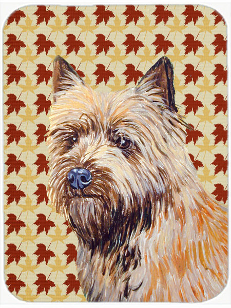 Planche à découper en verre à l’or urban home cairn terrier