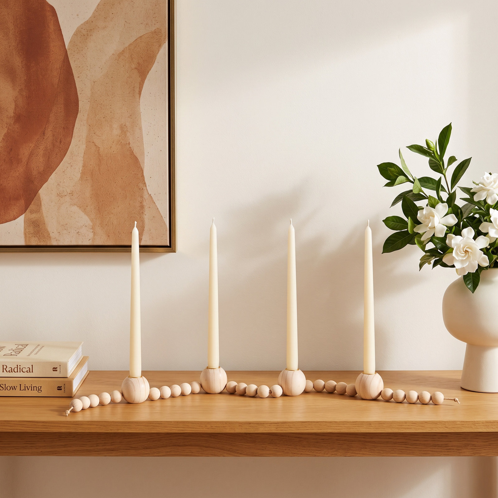 Wood Candelabra