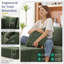 Canapé modulaire de 134 po Cloud Couch, modulaire avec porte-gobelet et poche de rangement, canapés en os en velours côtelé sans os, canapé dans une boîte, aucun assemblage requis, canapé vert pour le salon-195921898